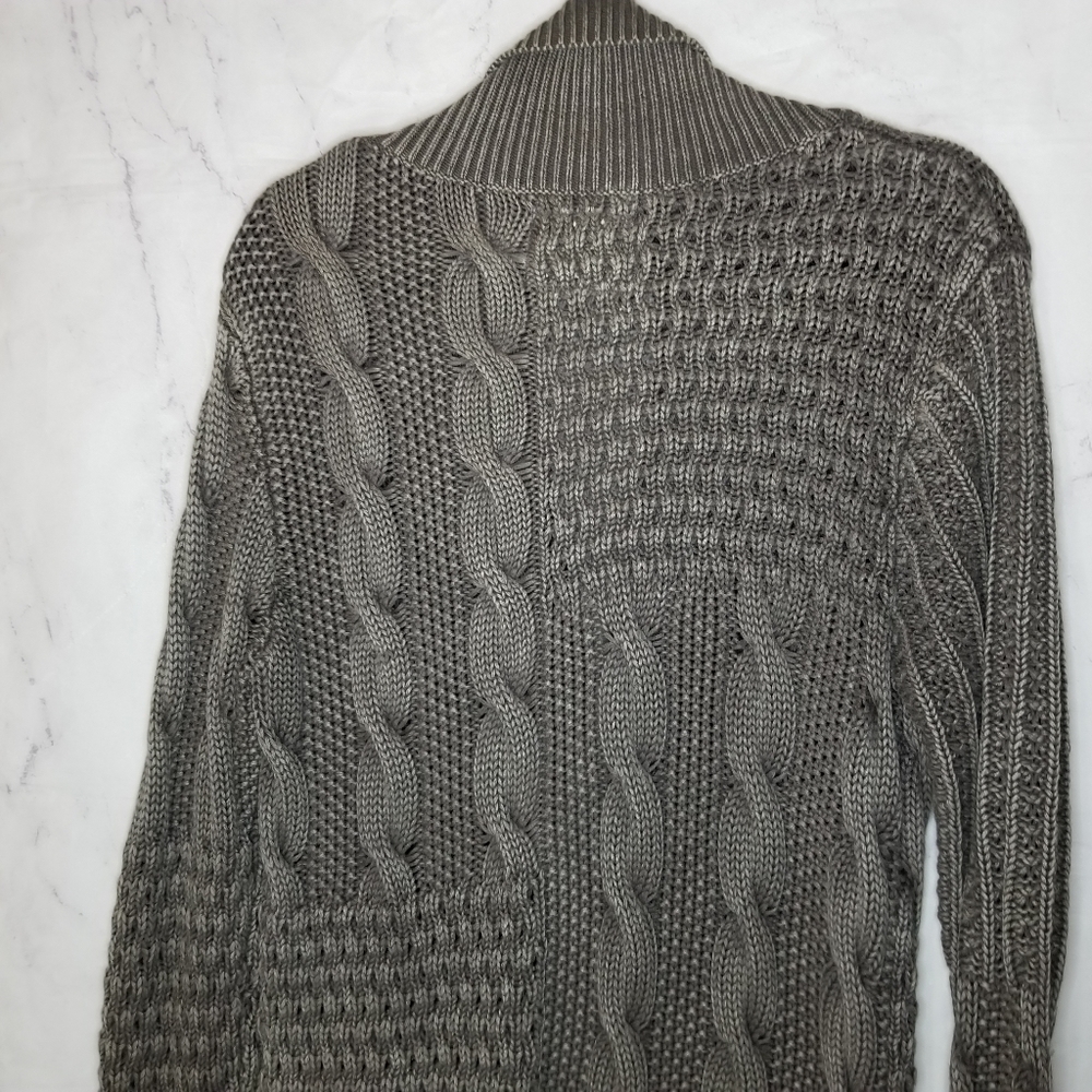 All Saints men's Whitby Cardigan sweater cableknit - Picture 5 of 8